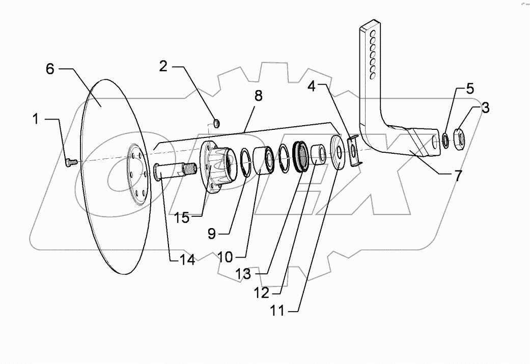 6572485 Concave disc
