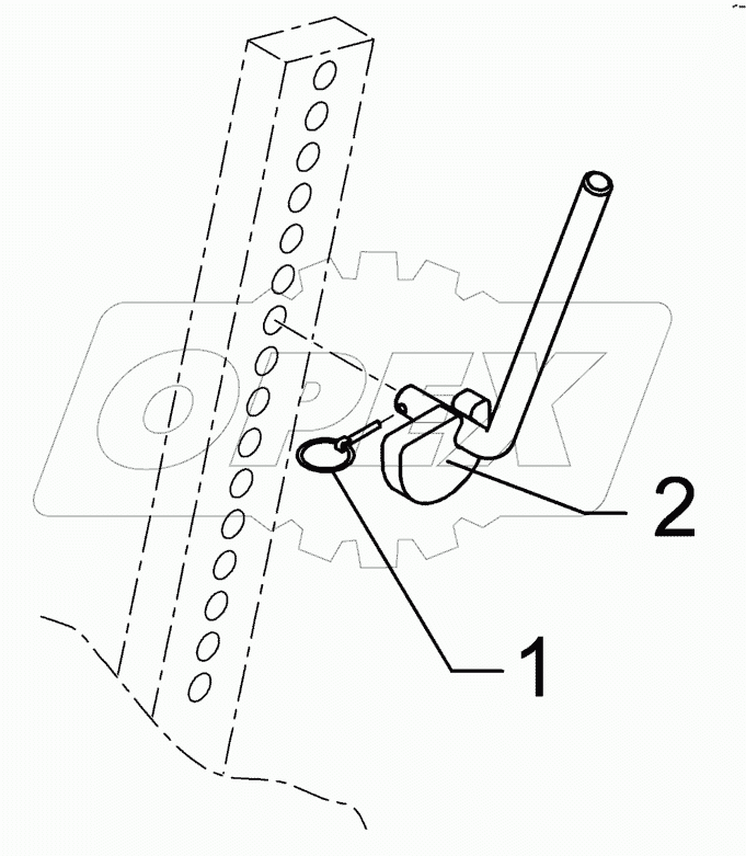  3216964 Eccentric lever