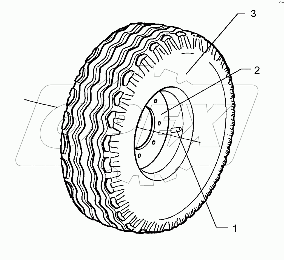  5498849 Wheel 5/94/140 D14