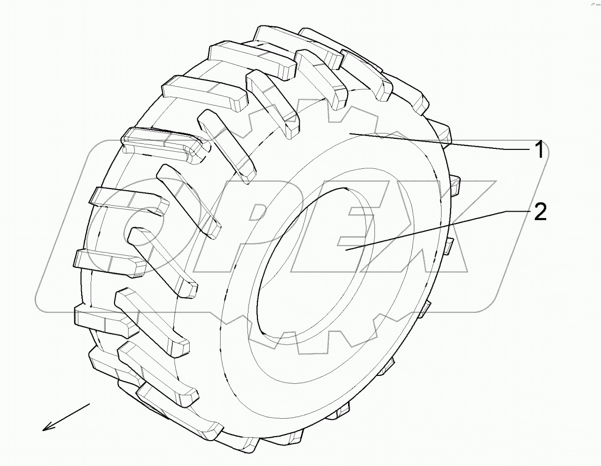  5508872 Wheel 8/221/275