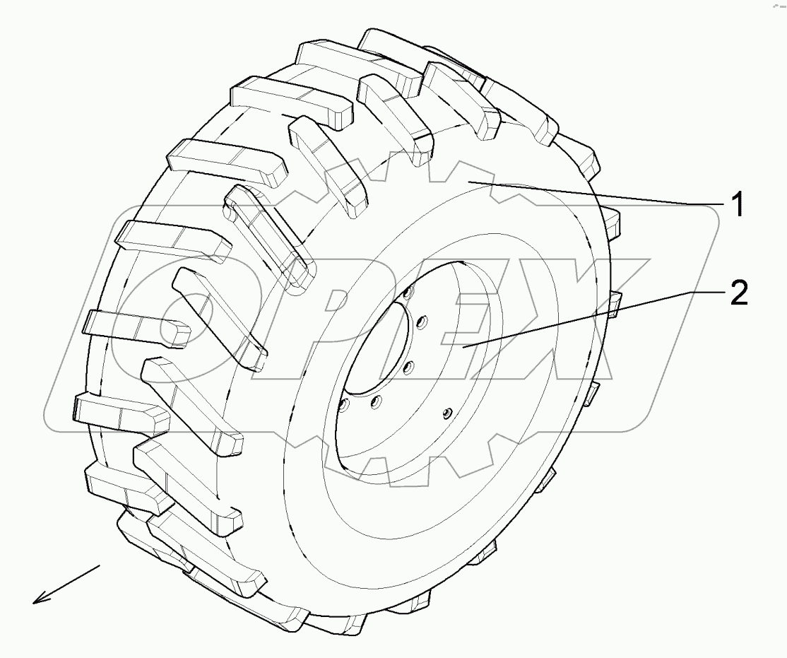  5508873 Wheel 8/221/275