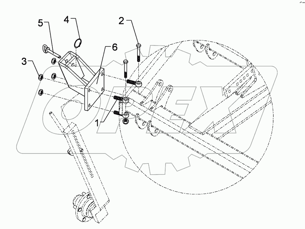  6477488 Wheel bracket