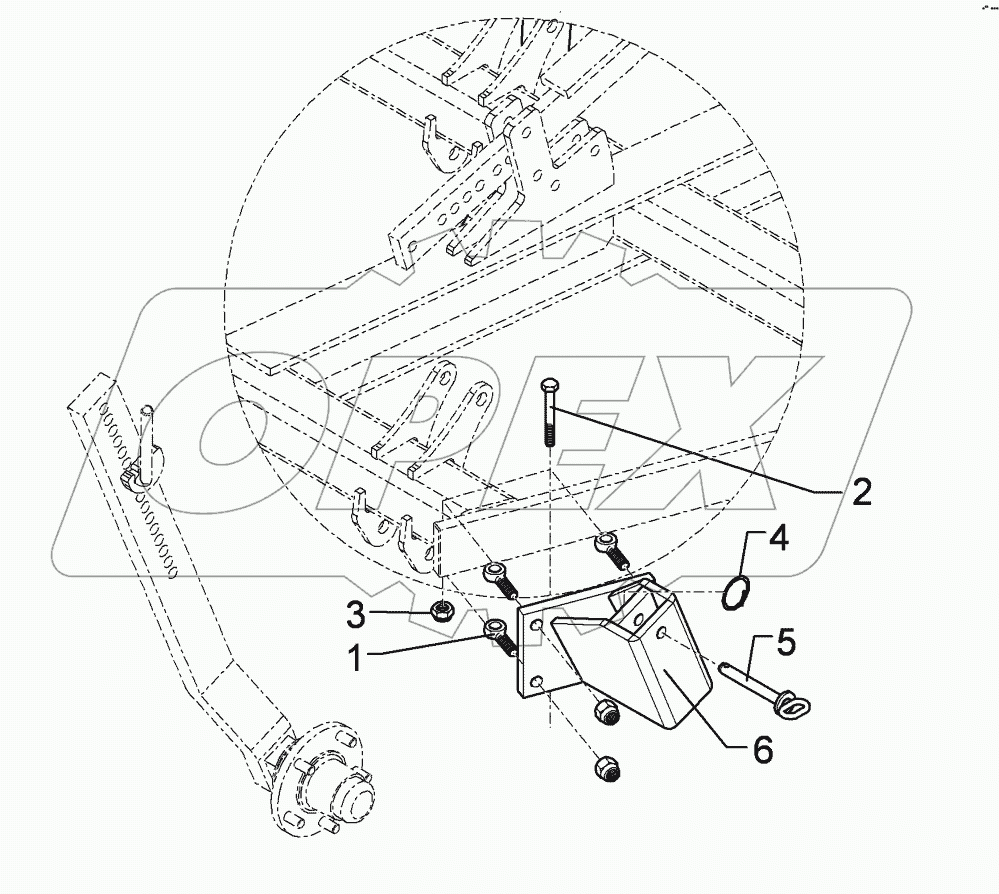  6477489 Wheel bracket