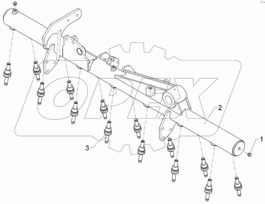  58210240 Lateral section mounted