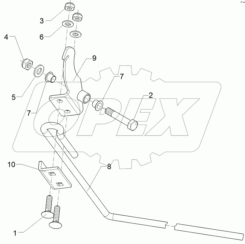  58210125 Levelling harrow