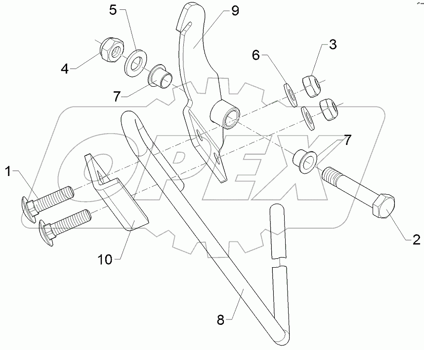  58210126 Levelling harrow