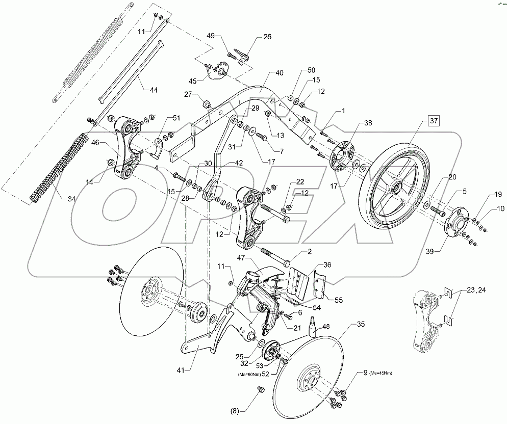  68210302 Double disc coulter
