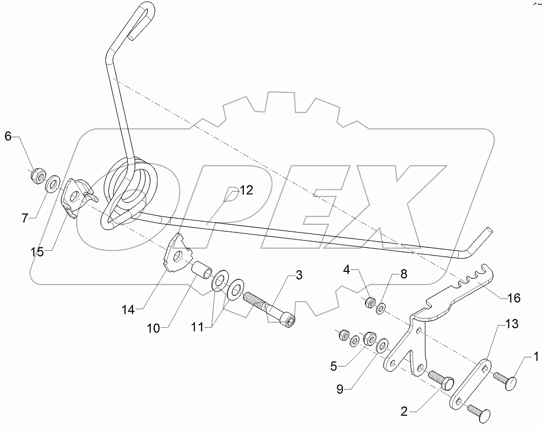 68210320 Single harrow