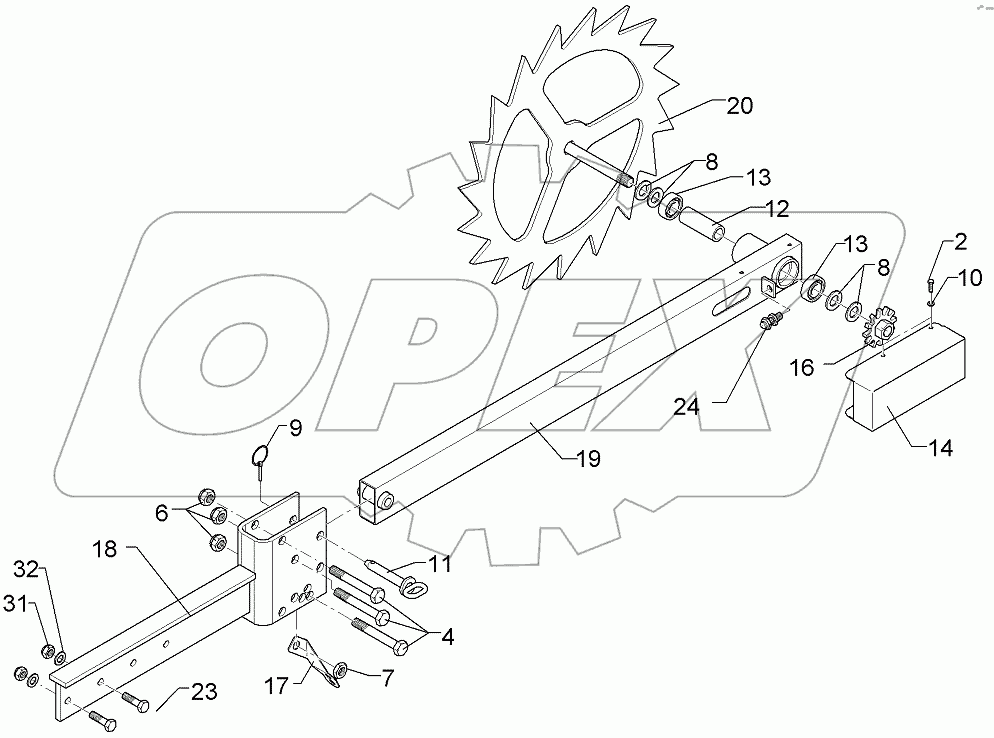  682 2520 Drive wheel