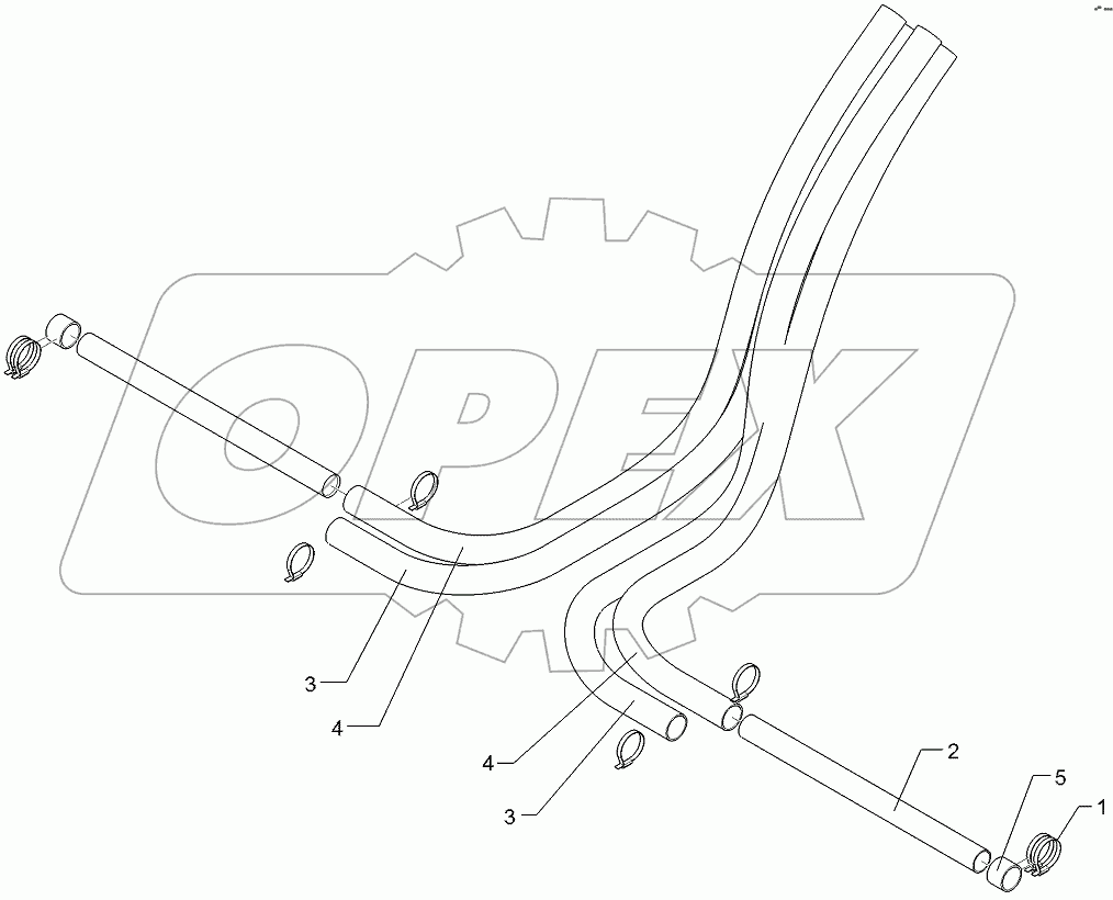  68210466 Supply pipe
