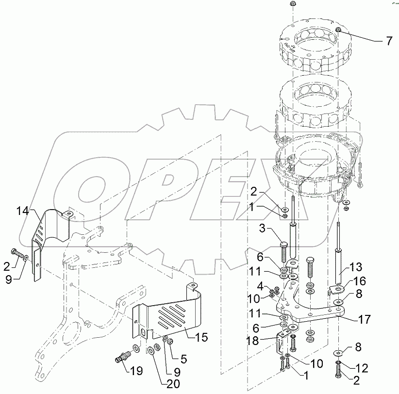  68210265 Tramline mechanism