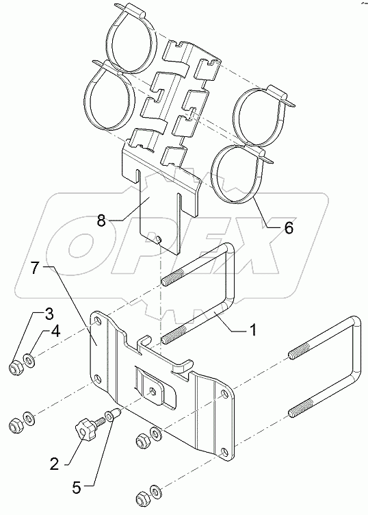  58210250 Holder coupling