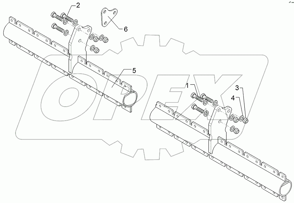  68210220 Coulter frame