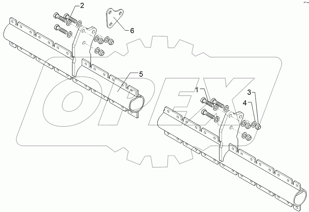  68210221 Coulter frame