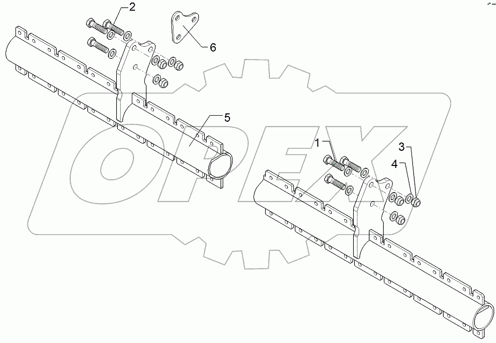  68210222 Coulter frame