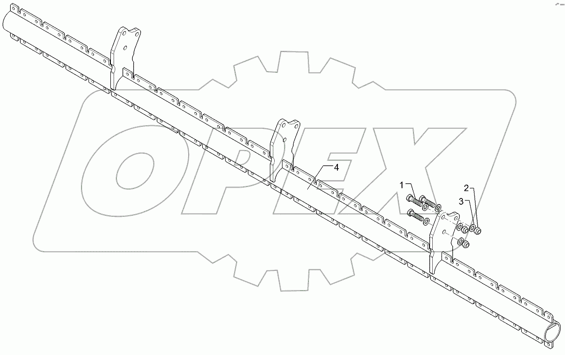  68210227 Coulter frame