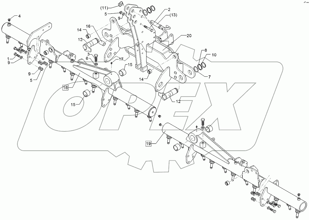  68210243 Folding frame