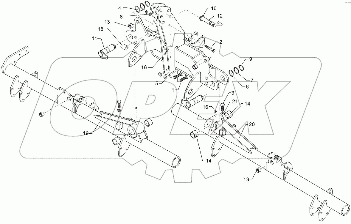  68210253 Folding frame