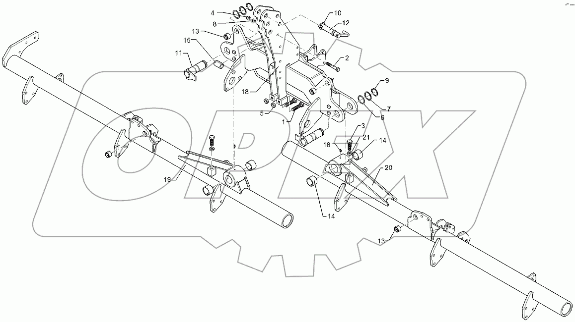  68210254 Folding frame