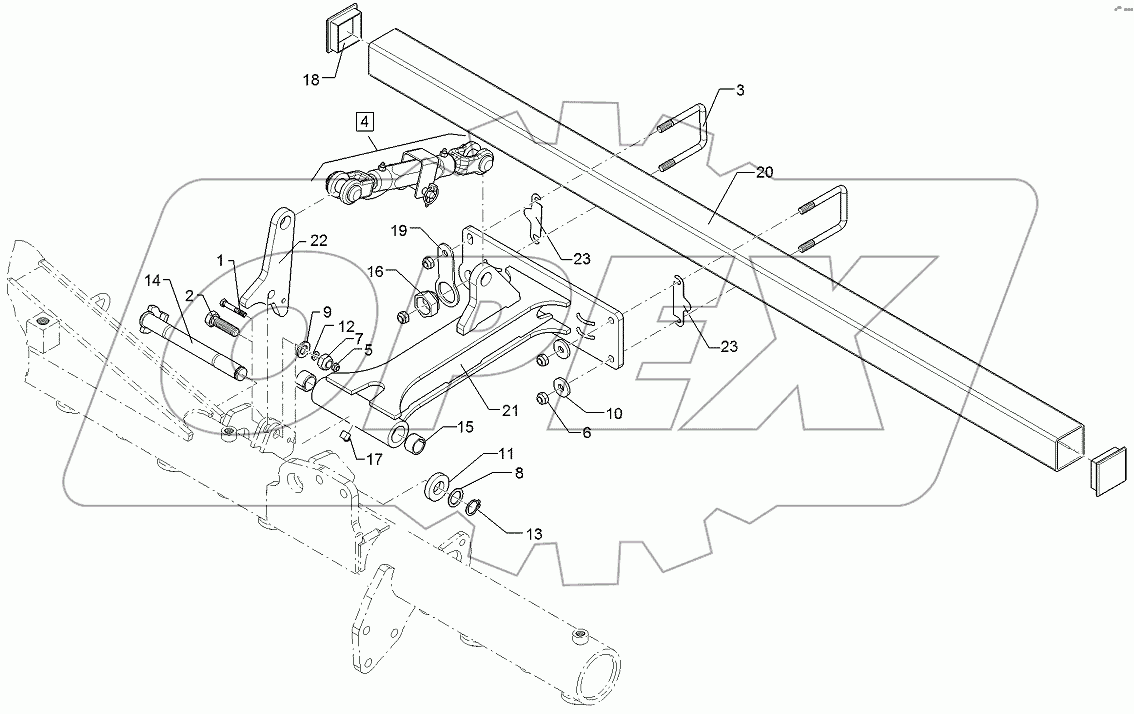  68210255 Carrier tube