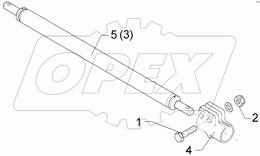  661 1407 Lower link connection