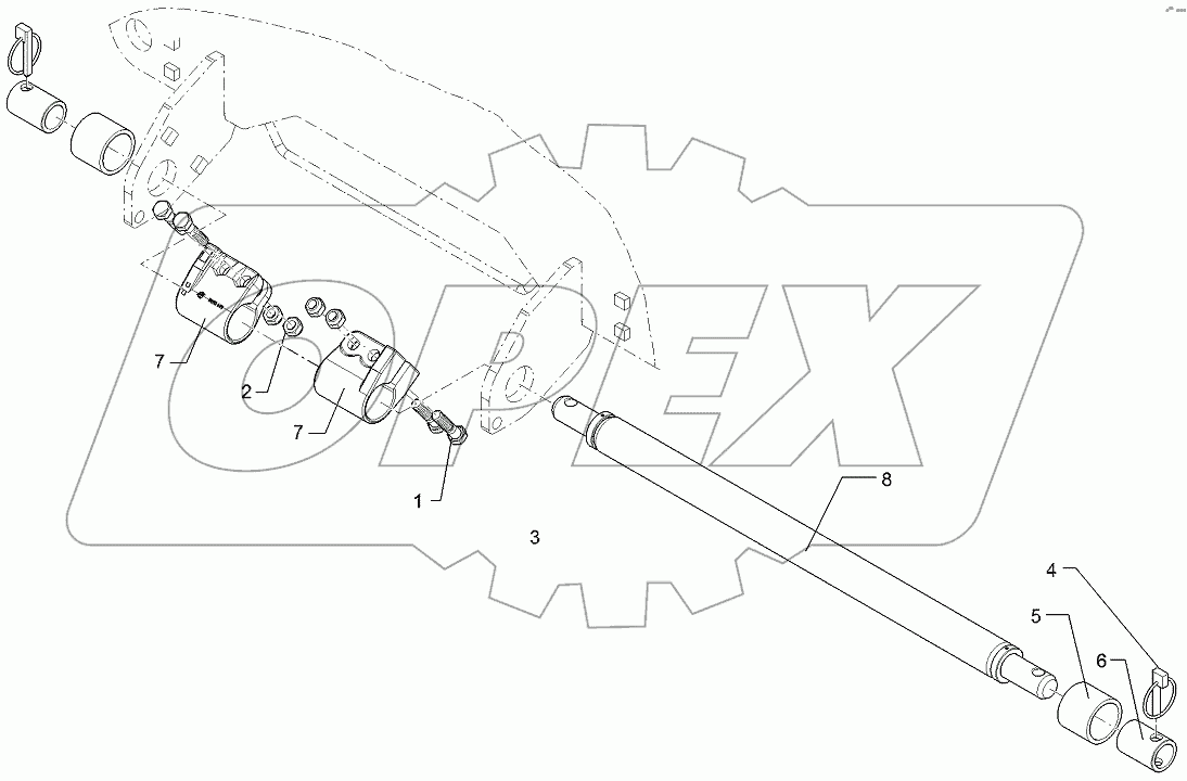  66110029 Lower link connection