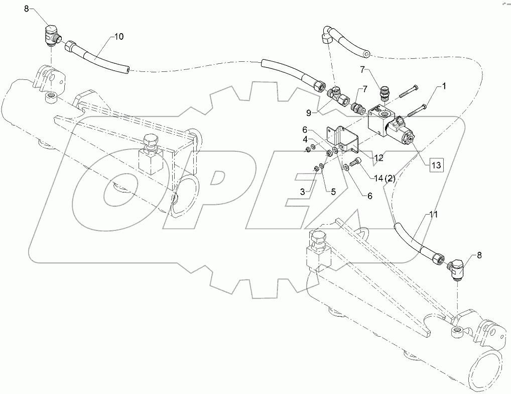  67510791 Hydraulic assembly