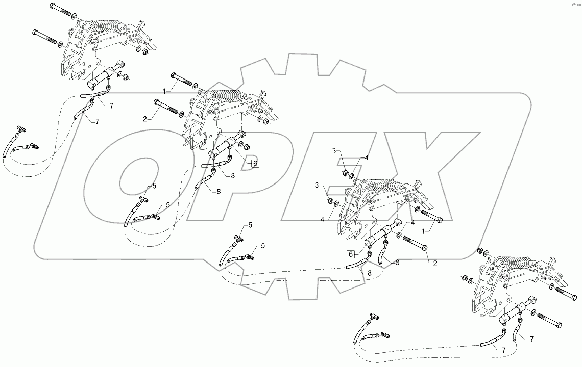  67510801 Hydraulic assembly