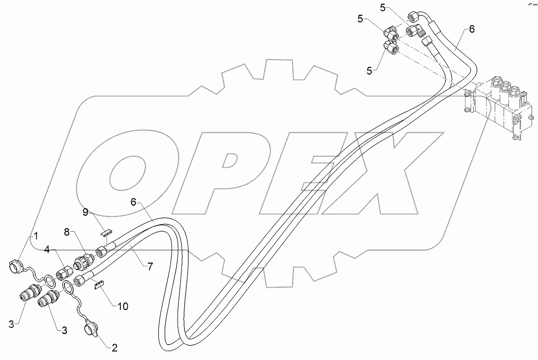  67510835 HY supply pipe control valve