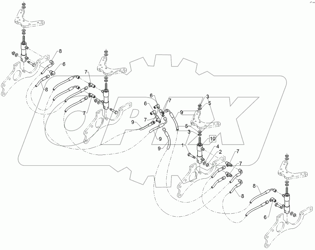  67510849 Hydraulic assembly