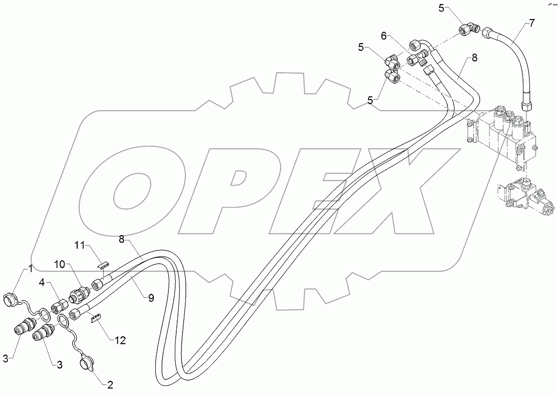  67510853 HY supply pipe control valve