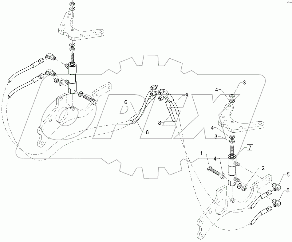  67511294 Tramline mechanism