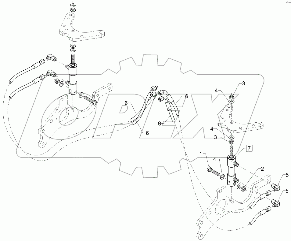  67511295 Tramline mechanism
