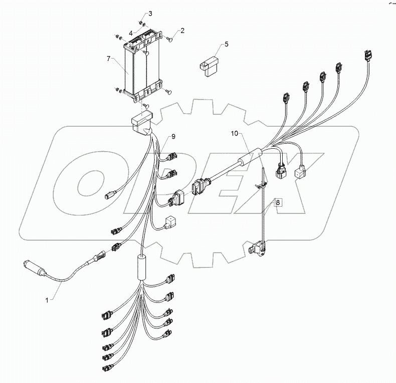 67310270 Electronic installation