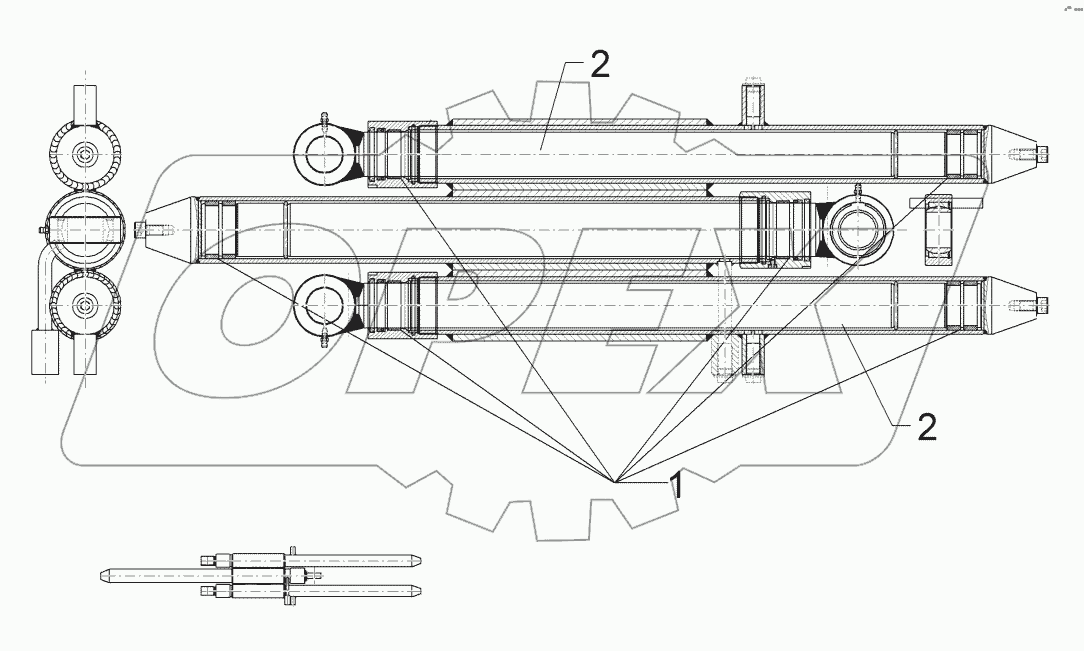 57510228 Hydraulic ram