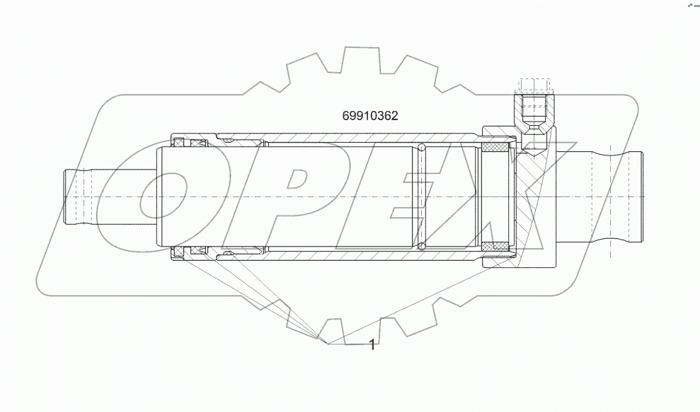 57510747 Hydraulic ram