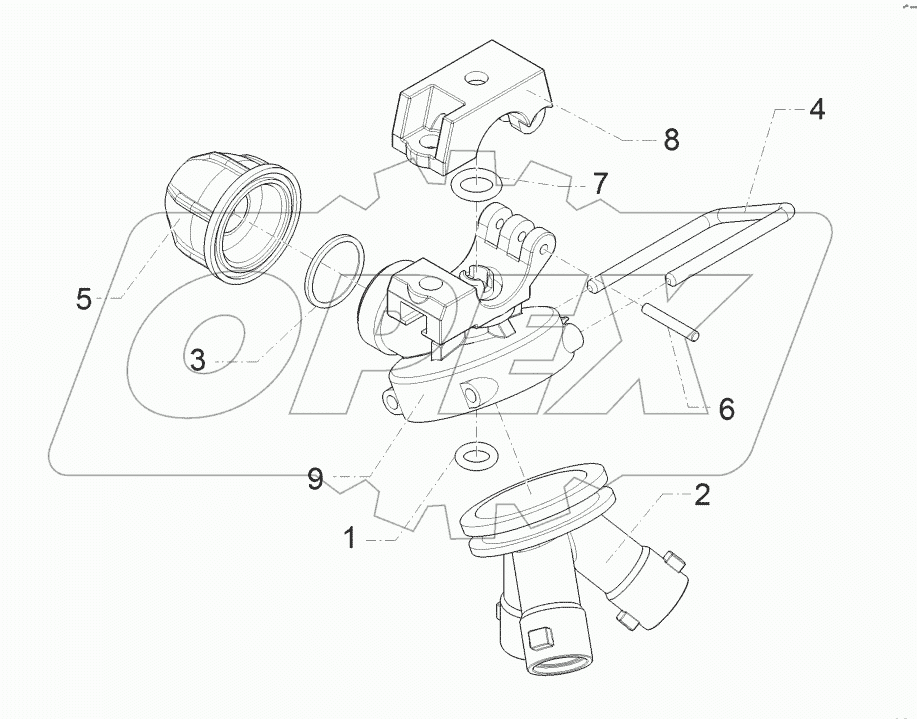 57810295 Nozzle holder