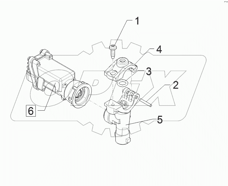 57810301 Nozzle holder