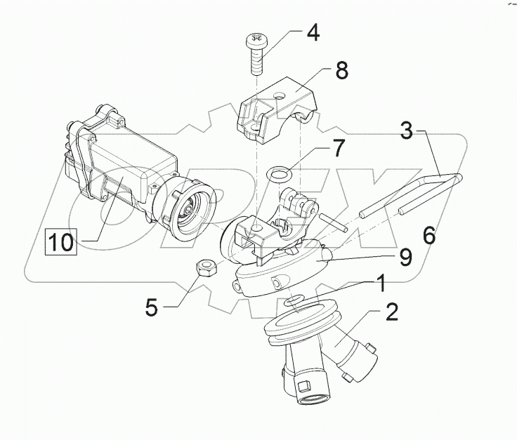 57810302 Nozzle holder