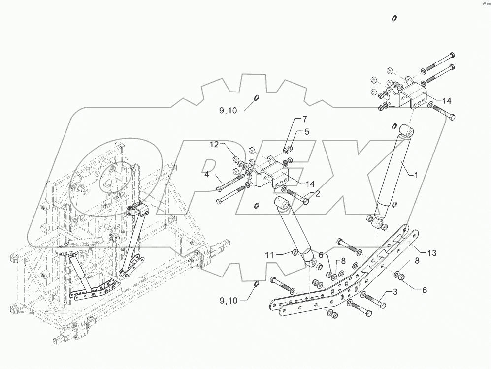 59110232 Shock absorber set