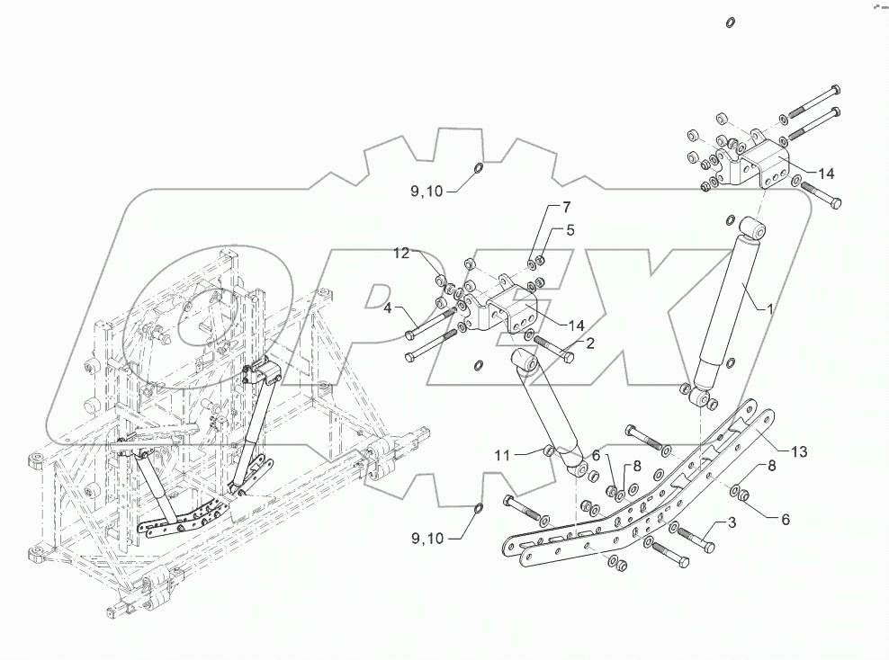 59110233 Shock absorber set