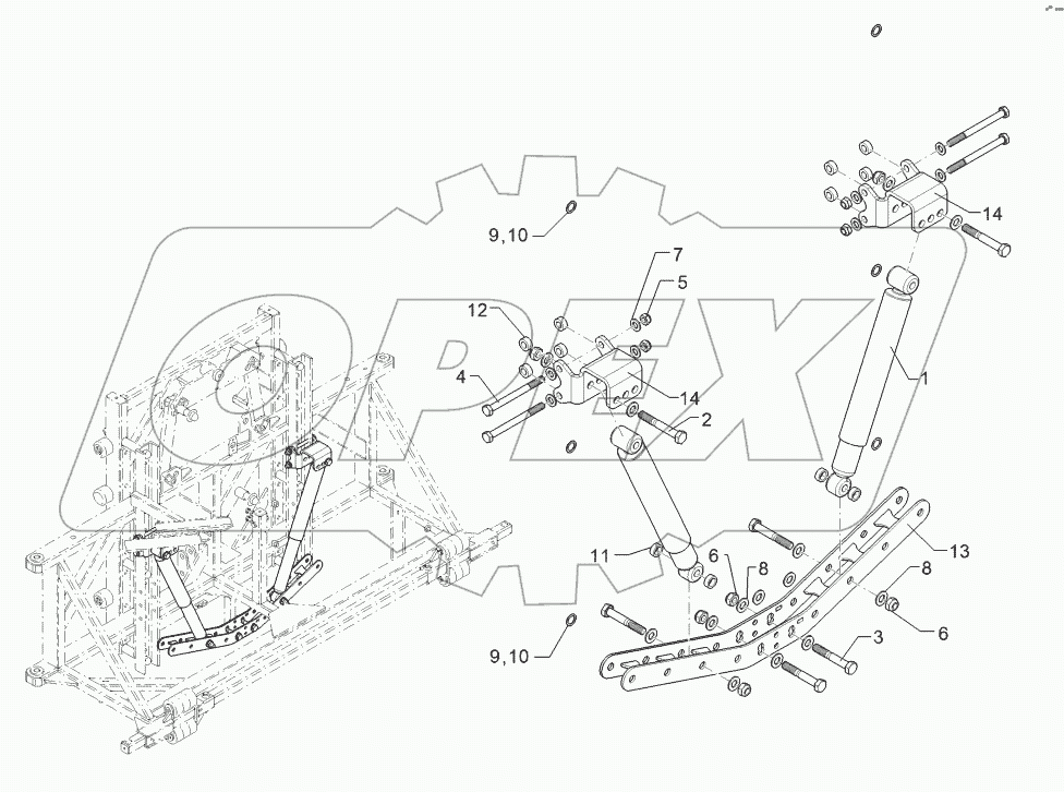 59110234 Shock absorber set