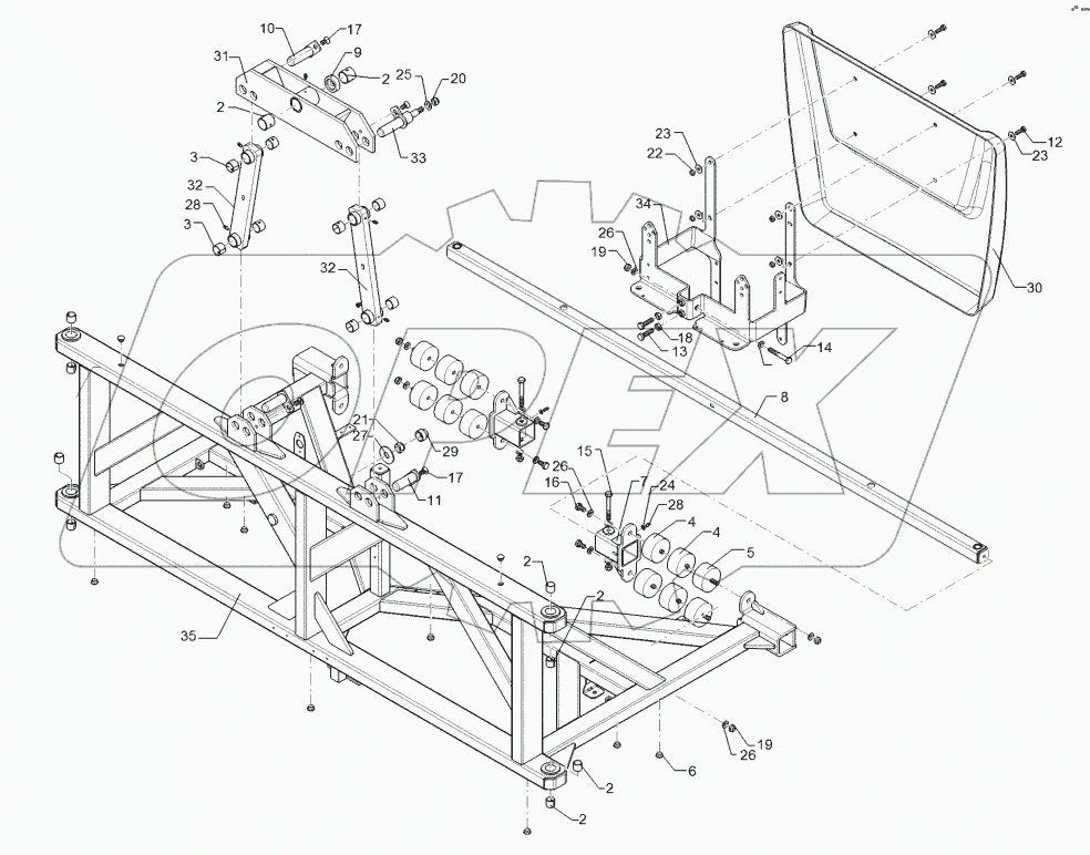 69110250 Center section