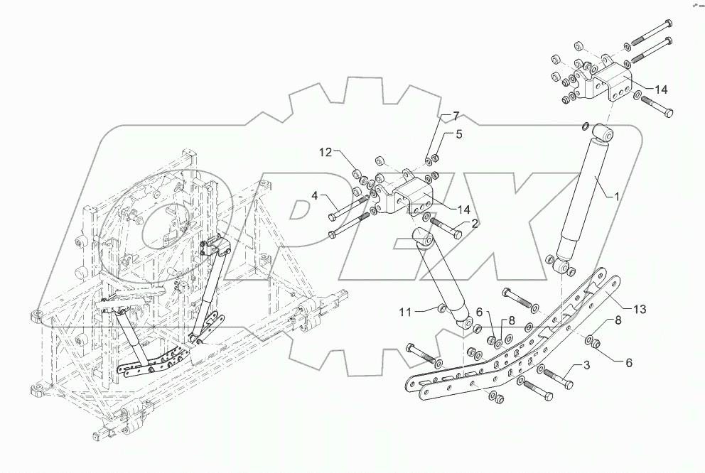 69110307 Shock absorber set