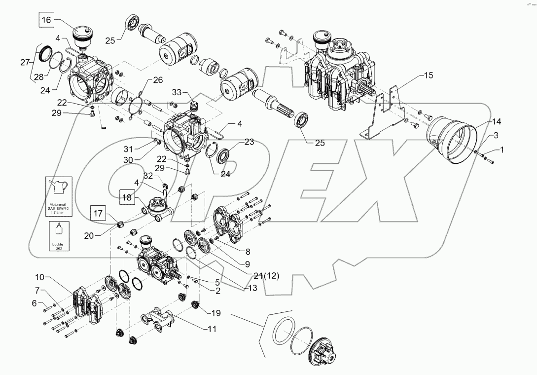 57810014 Piston diaphragm pump