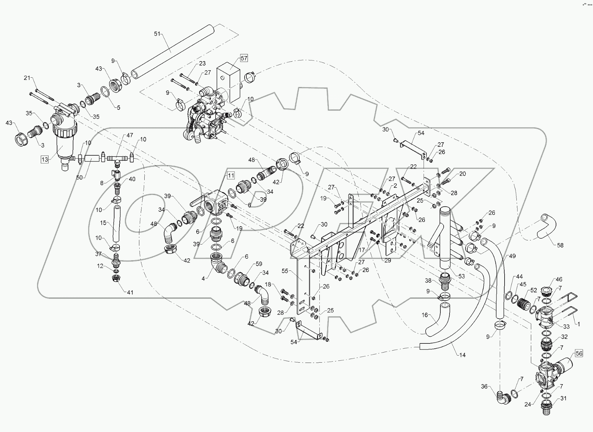 67810236 Pressure fitting