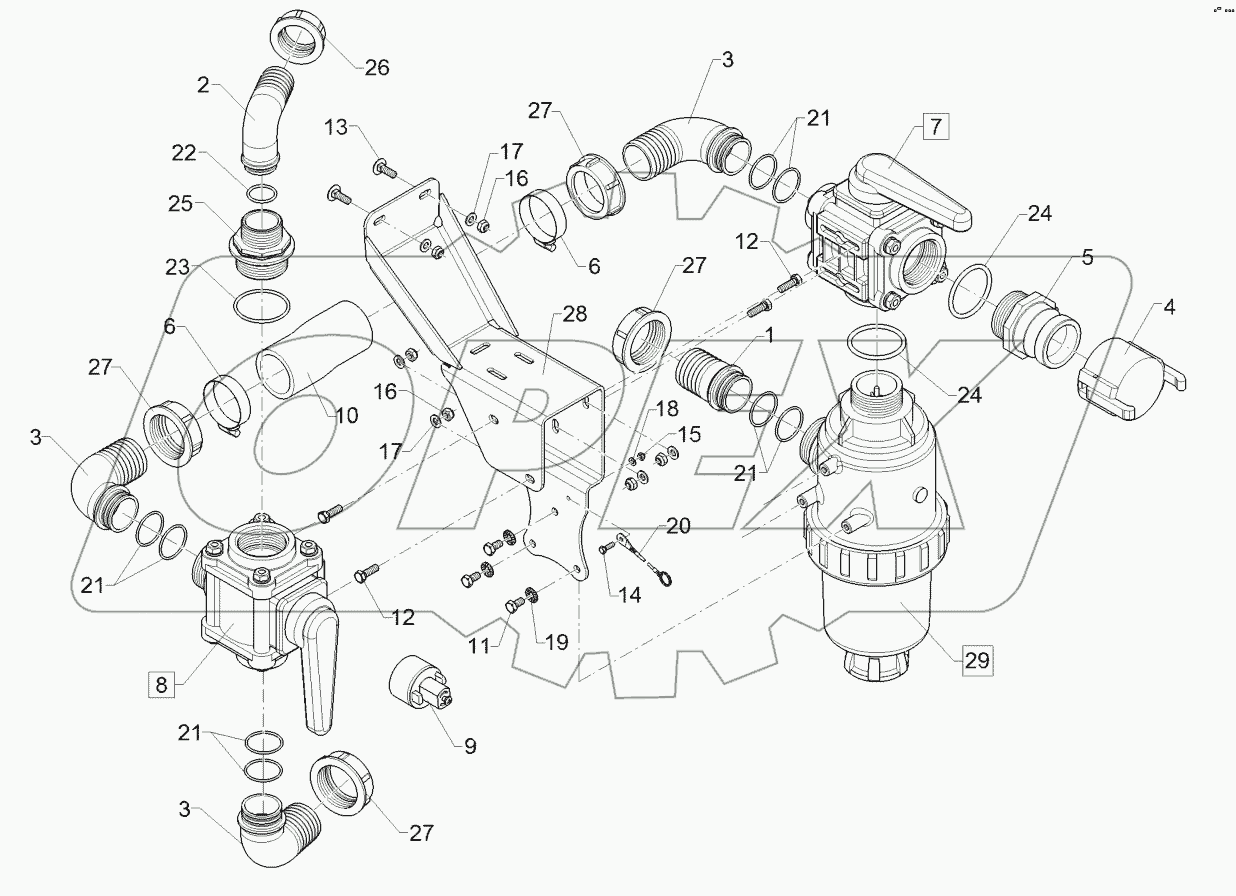 67810255 Suction fitting
