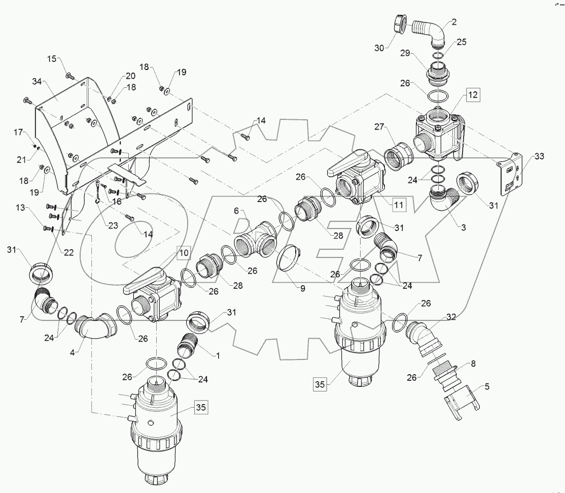 67810258 Suction fitting