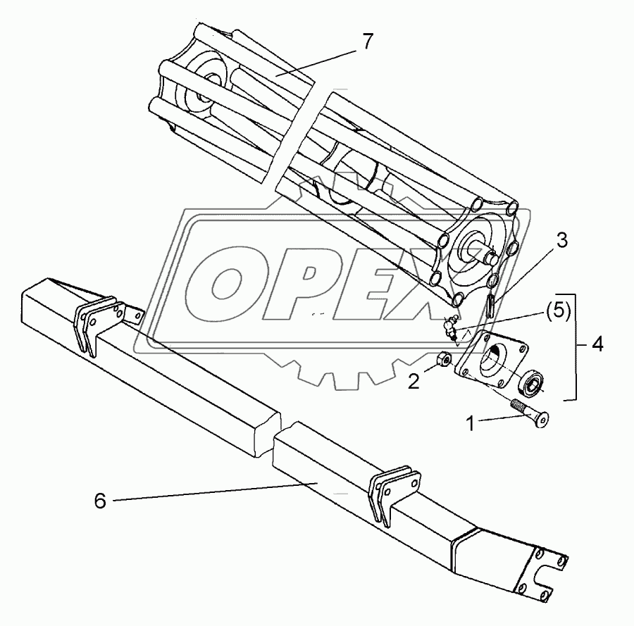 Tube bar roller RSW D540-2.50