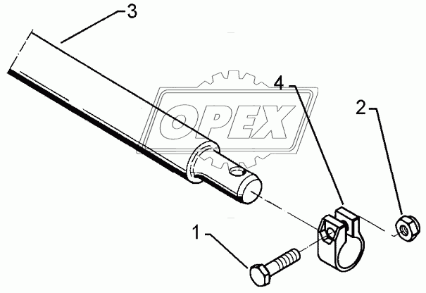 Lower link connection ED68 L2 Z3